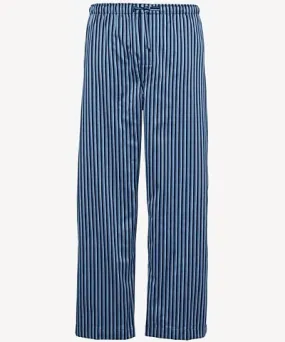 Derek Rose Mens Blue Wellington straight-leg relaxed-fit cotton pyjama trousers