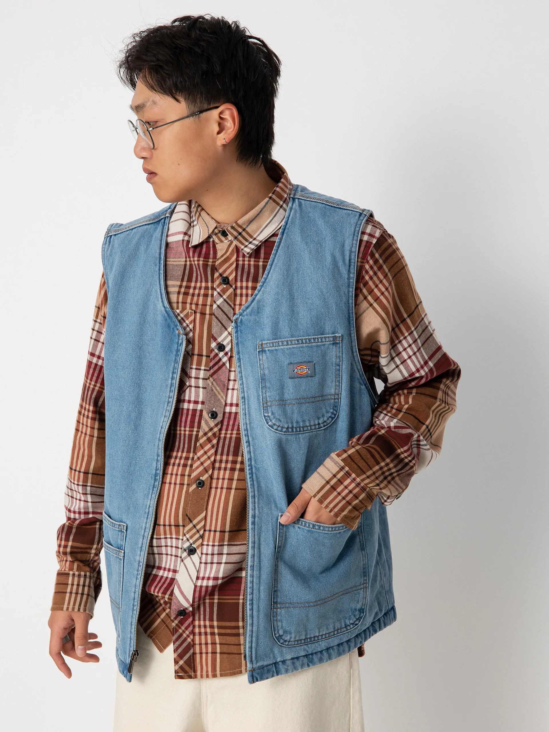 Dickies Denim SMR Vest (light wash)