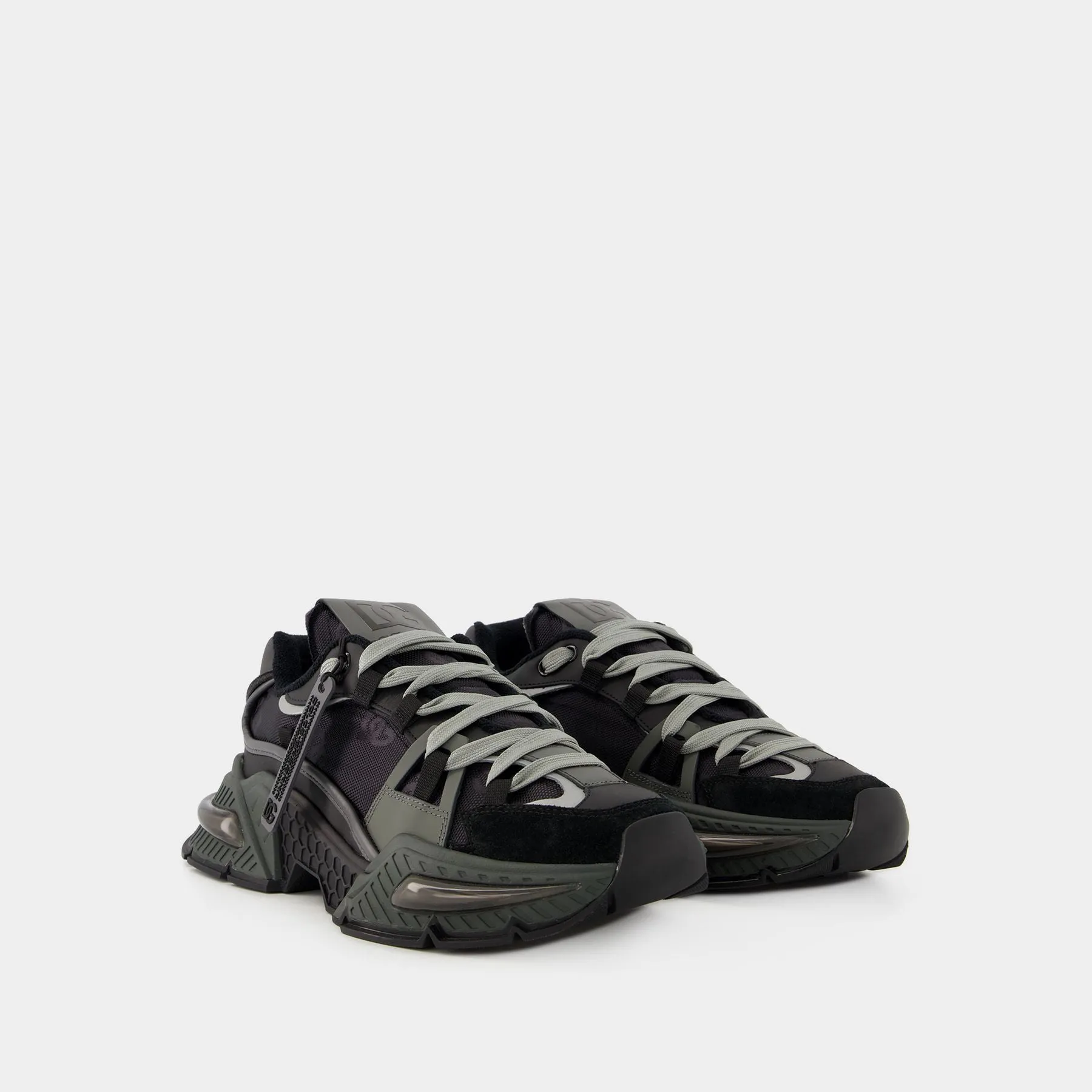 Dolce&Gabbana  Airmaster Sneakers - Dolce&Gabbana - Leather - Black