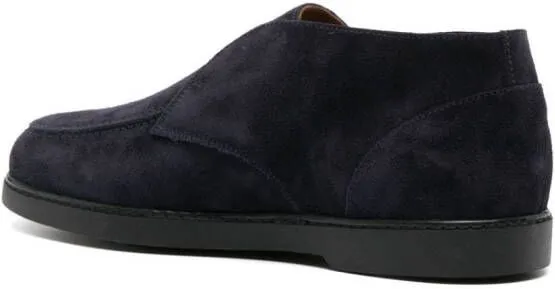 Doucal's suede chukka ankle boot Blue