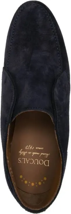 Doucal's suede chukka ankle boot Blue