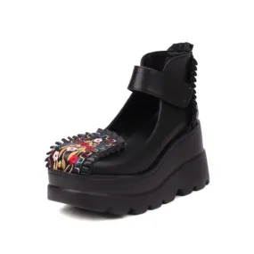 Embroidered Rebel Sandals