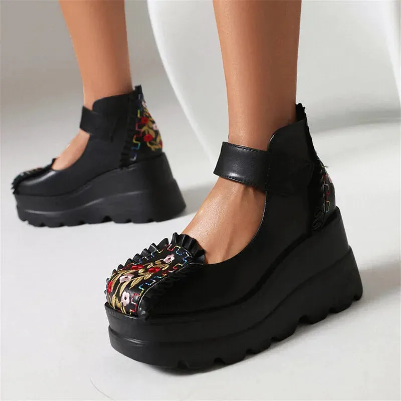 Embroidered Rebel Sandals