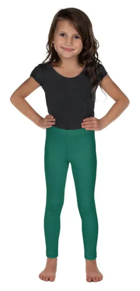 Emerald Green Kid's Leggings