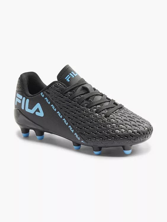 FILA  Fila New Black/Blue Teens Lace-up Football Boot