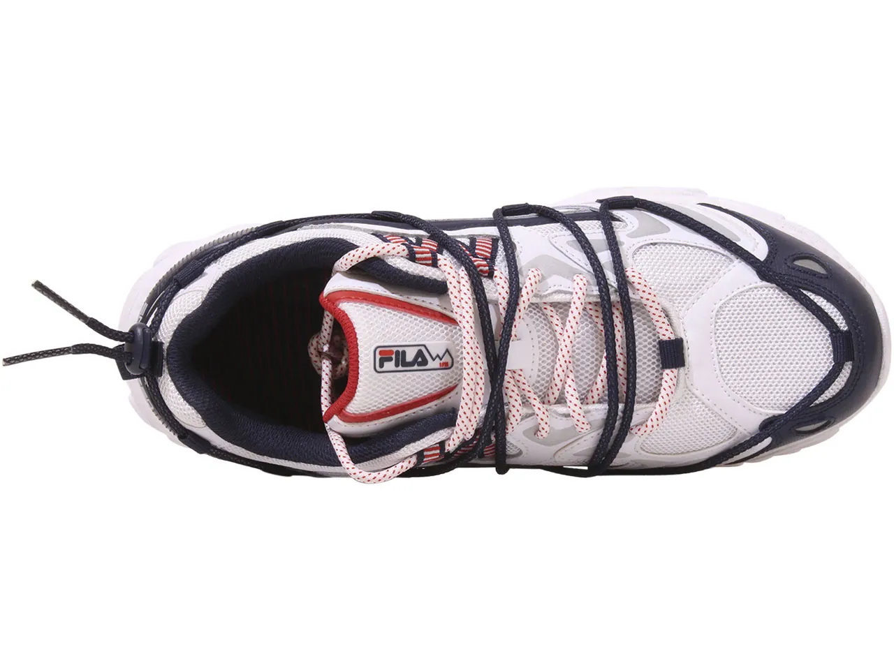 Fila Men's Expeditioner Running Sneakers White/Navy/Red Sz: 13