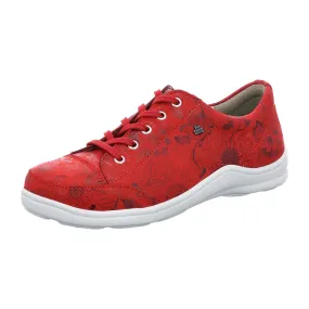 Finn Comfort Soho Women's Red Sneakers - Comfort & Style