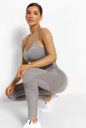 Fit Seamless Contrast Workout Leggings