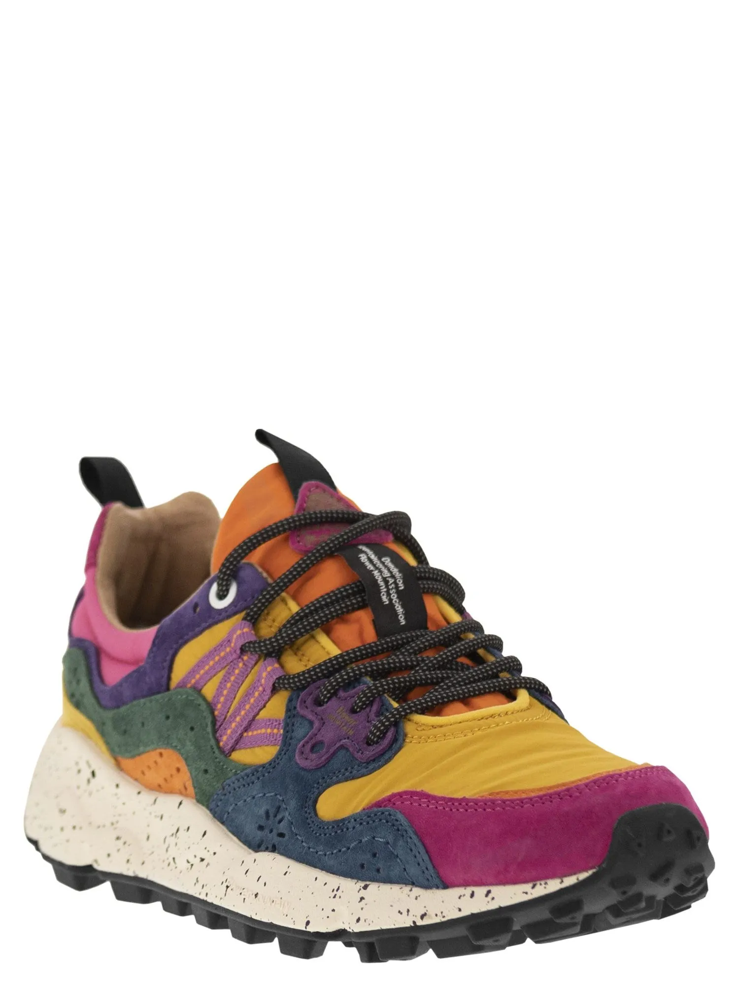 Flower Mountain    Flower Mountain Yamano 3 Sneakers In Suede And Technical Fabric