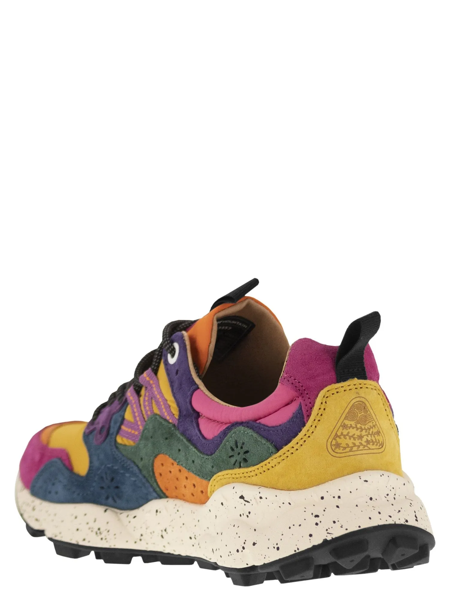 Flower Mountain    Flower Mountain Yamano 3 Sneakers In Suede And Technical Fabric