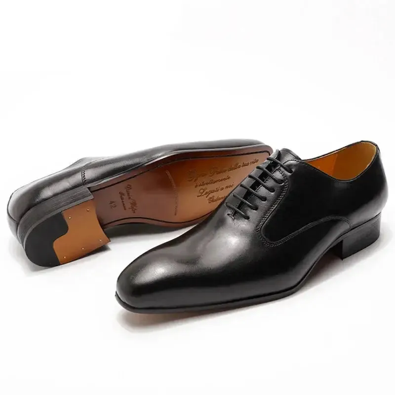 Frenar - Luxury leather oxford dress shoes for men (brown or black)