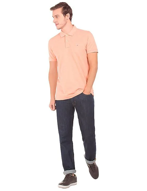 Gant Heathered Pique Polo Shirt