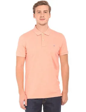 Gant Heathered Pique Polo Shirt