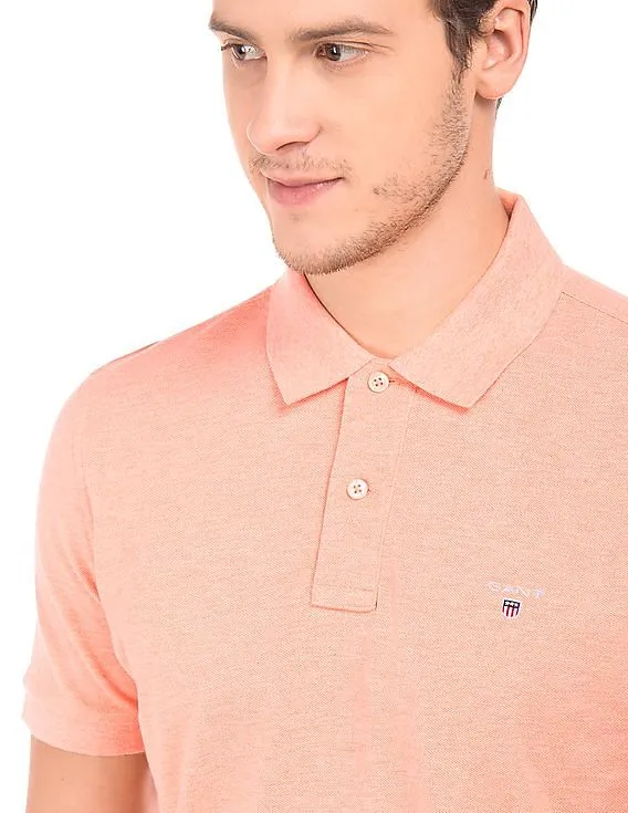 Gant Heathered Pique Polo Shirt