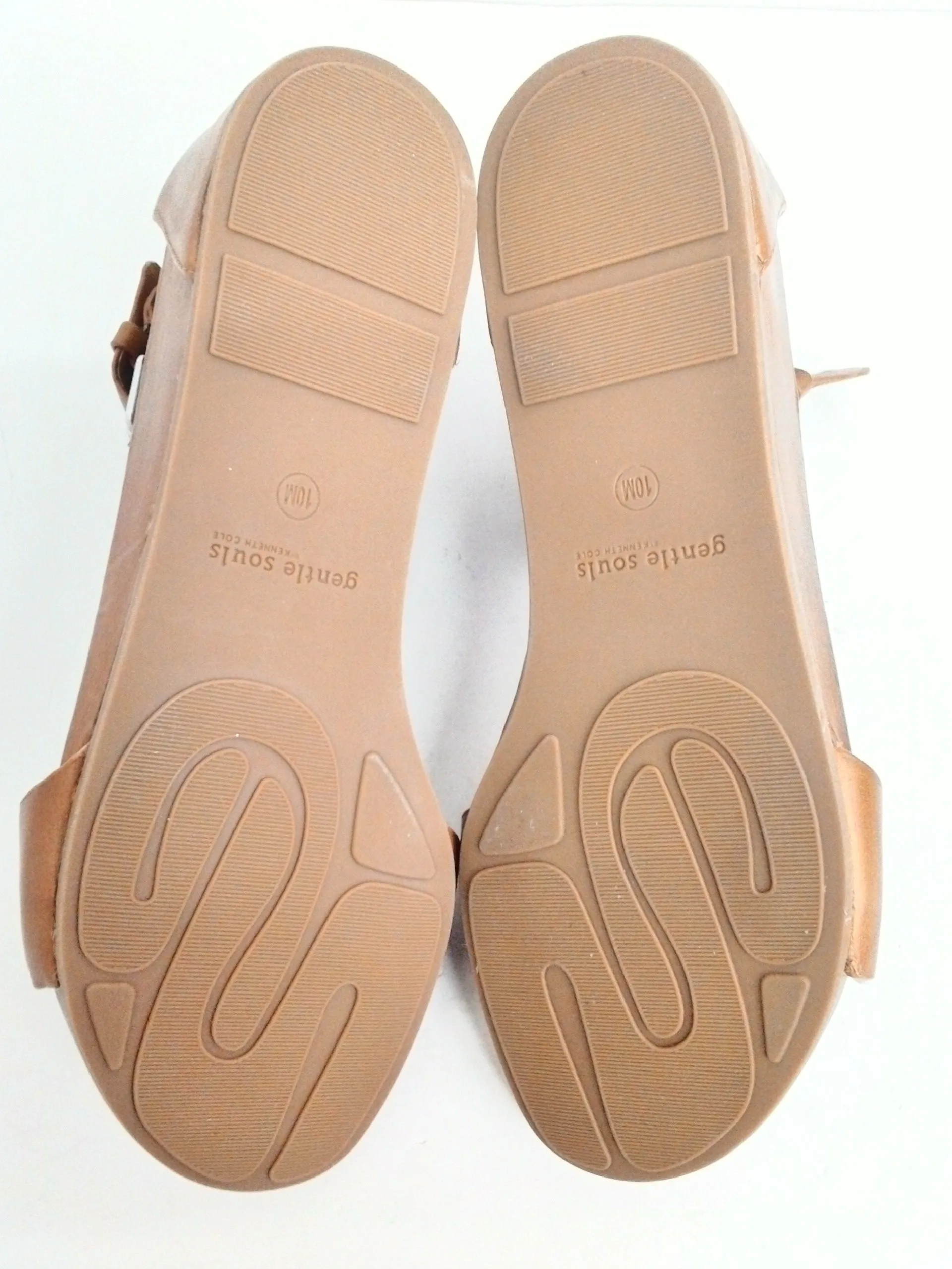 Gentle Souls Women's Gisele Brown Leather Sandals Size 10 M