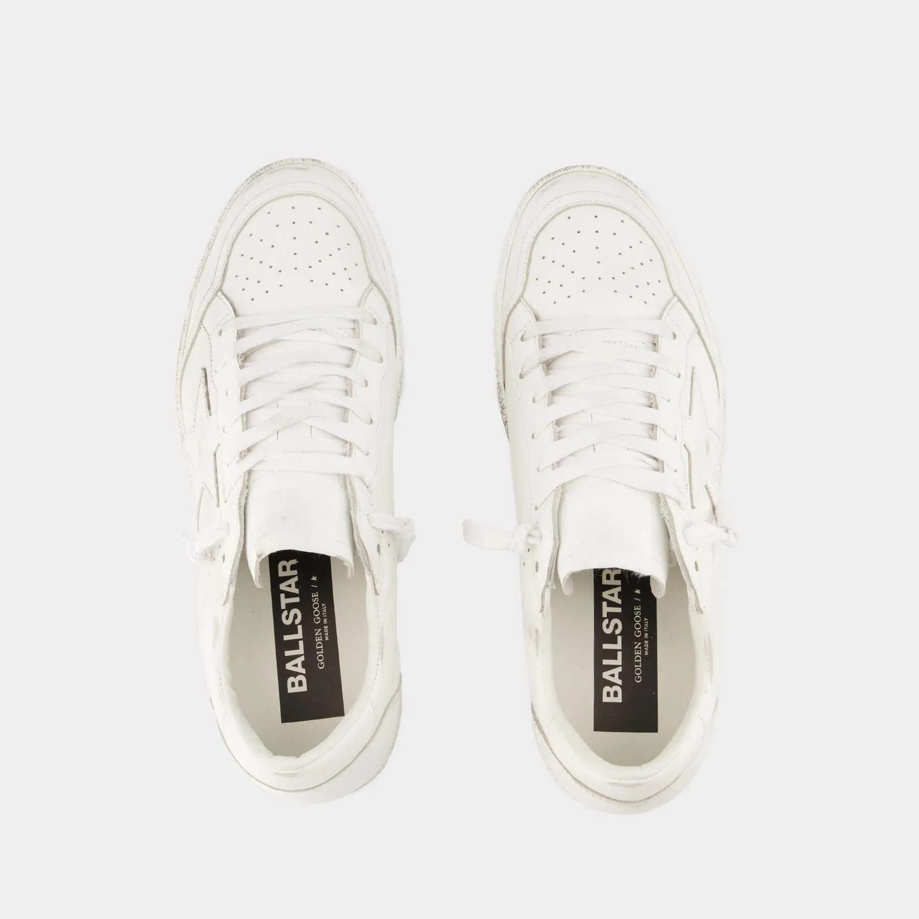 Golden Goose Deluxe Brand  Ball Star Sneakers - Golden Goose - Optic White - Leather