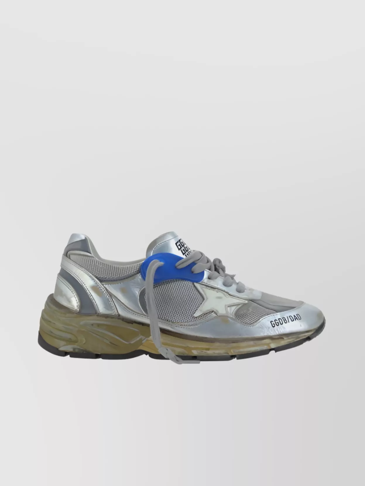 Golden Goose   Leather star mesh running sneakers