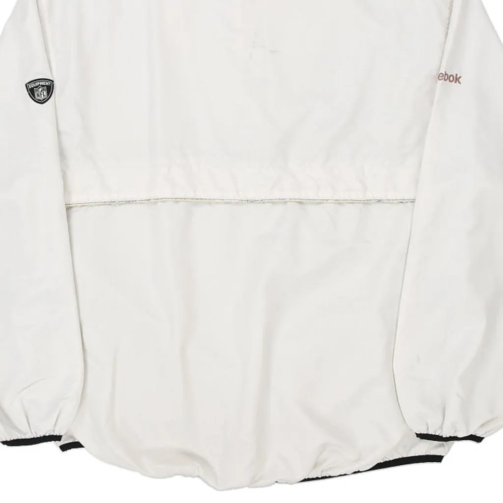 Green Bay Packers Reebok NFL Jacket - Large White Polyester Blend