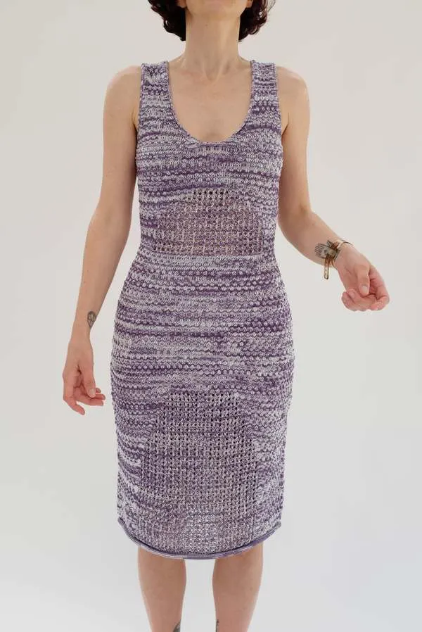 Haptic Tank Dress - Violet Melange