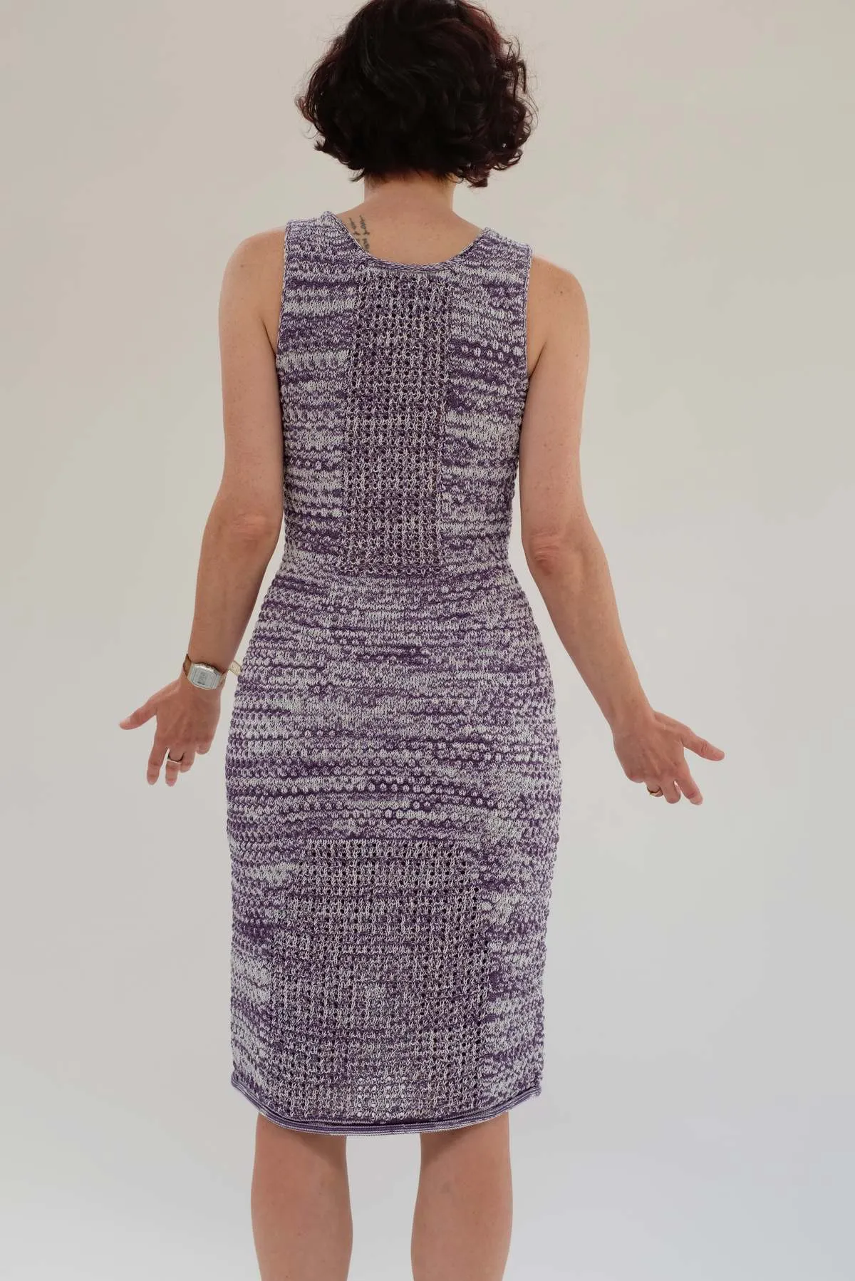 Haptic Tank Dress - Violet Melange