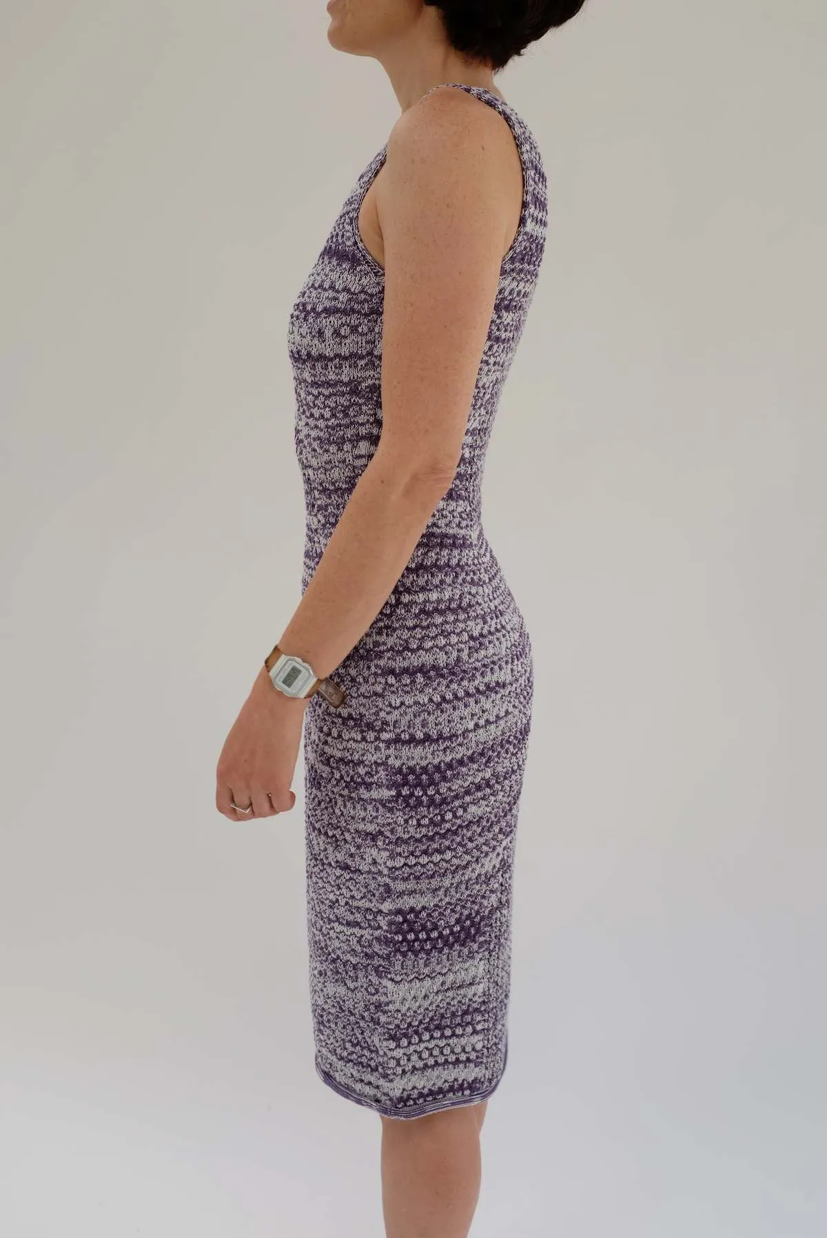 Haptic Tank Dress - Violet Melange