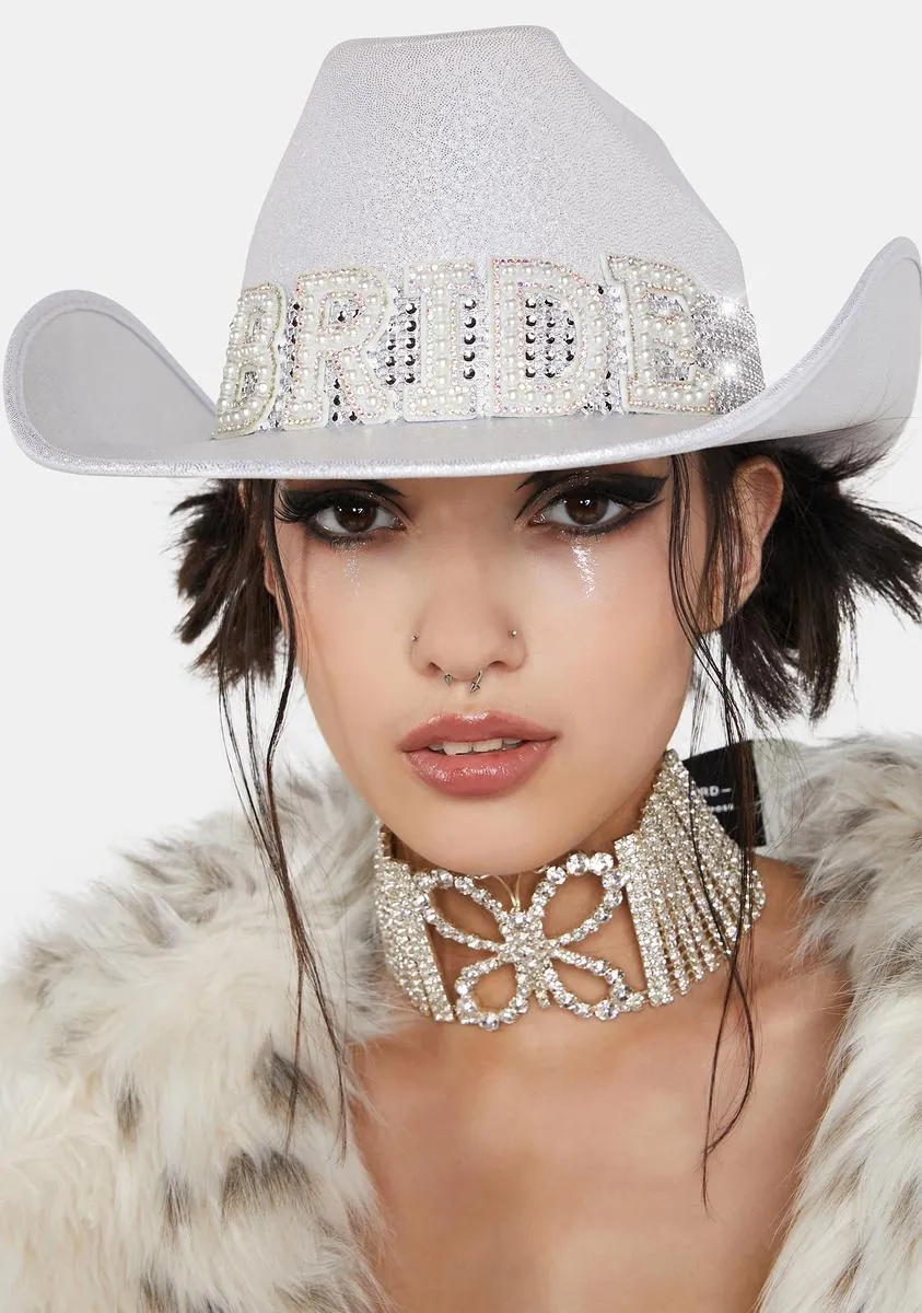 Here Comes The Bride Cowboy Hat-