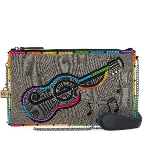 I Hear You Beaded Guitar-Themed Handbag