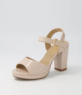 I LOVE BILLY Bountys Nude Patent Pu Sandals