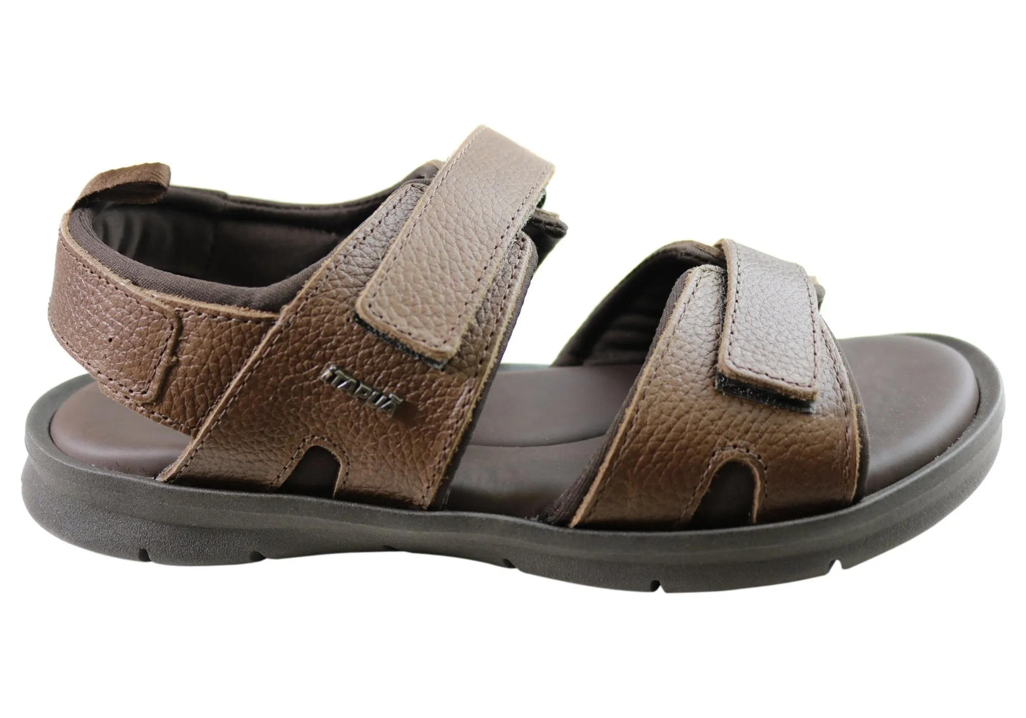 Itapua Bob Mens Leather Comfortable Sandals Made In Brazil