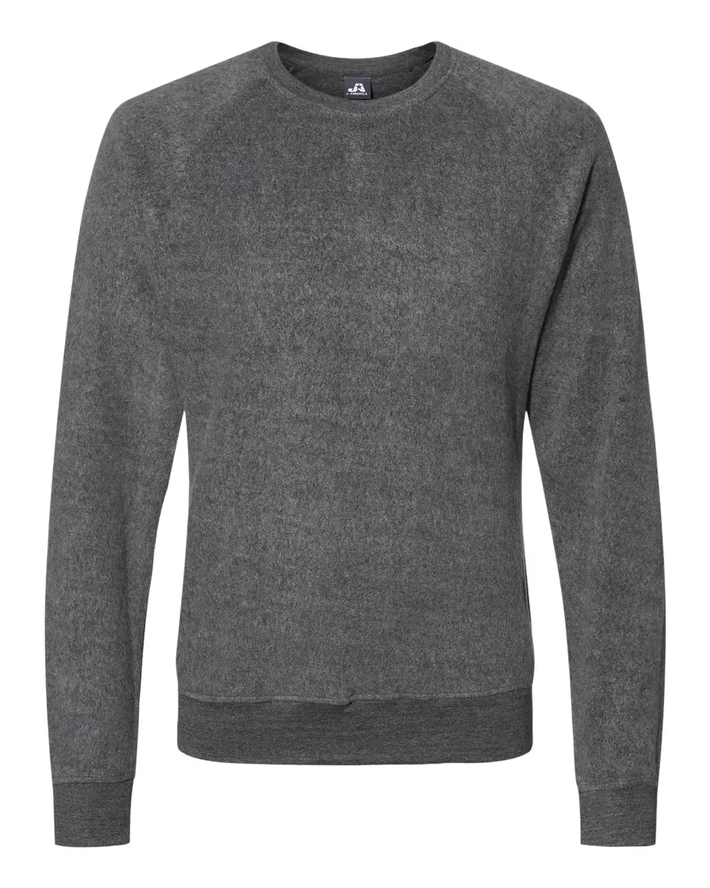 J America 8710 Flip Side Fleece Crewneck Pullover SKU: 8710