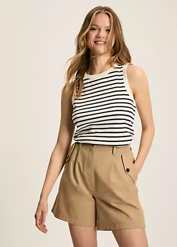 Joules Harbour Stripe Jersey Vest Top | Grattan