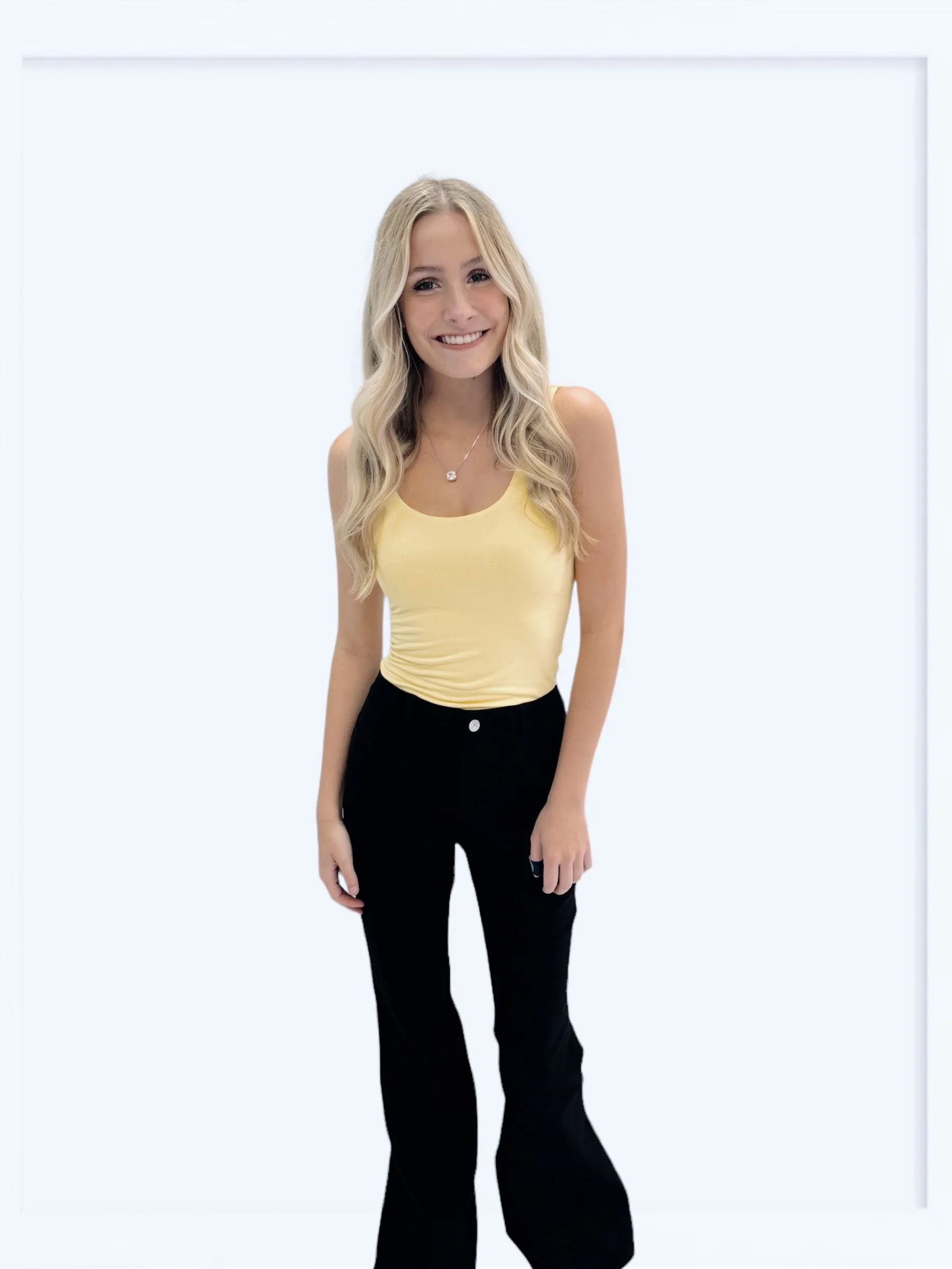 Kallie High-Waisted Boot Cut Pants