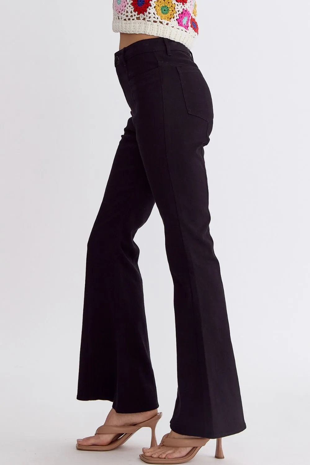 Kallie High-Waisted Boot Cut Pants