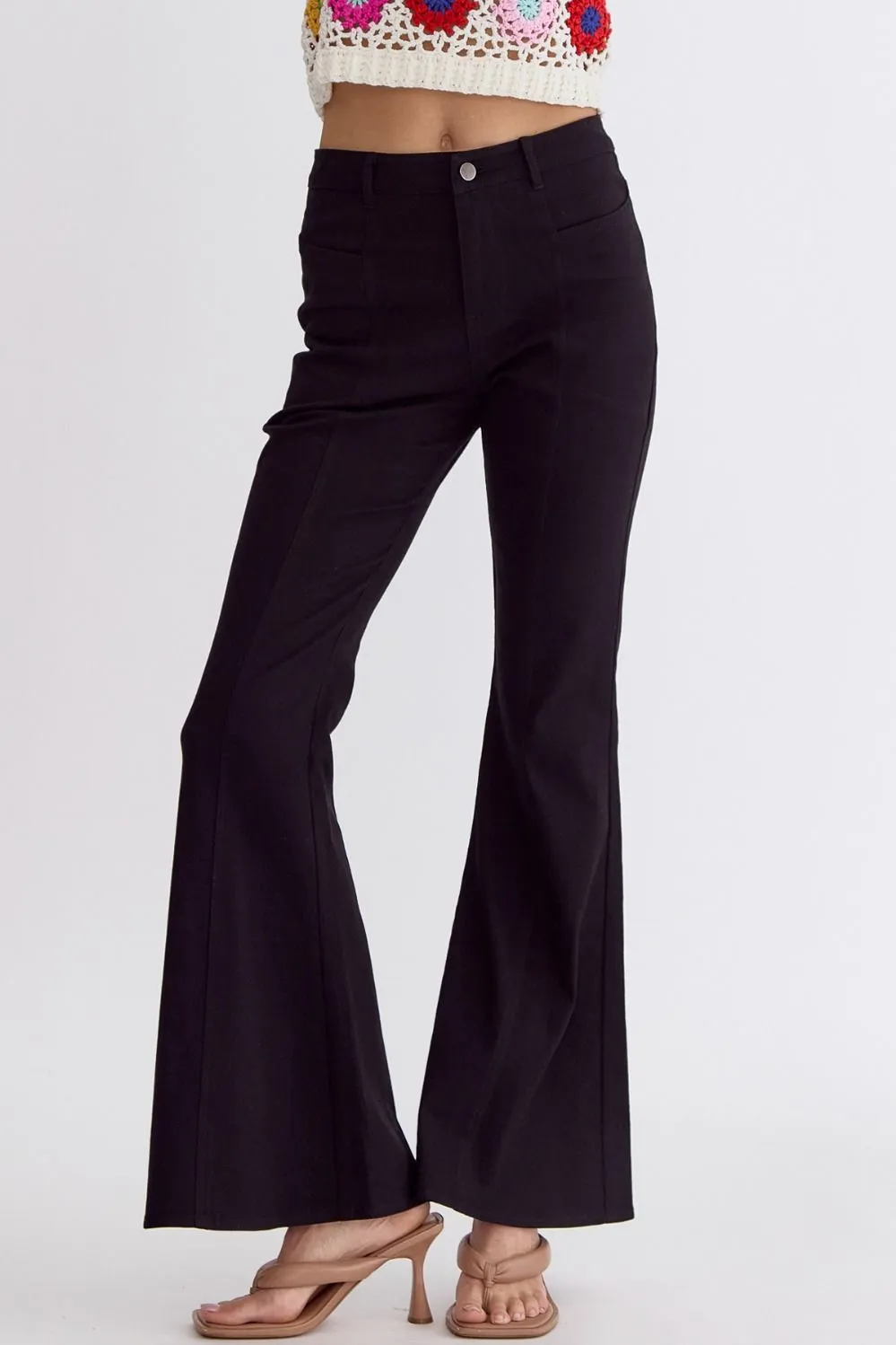 Kallie High-Waisted Boot Cut Pants