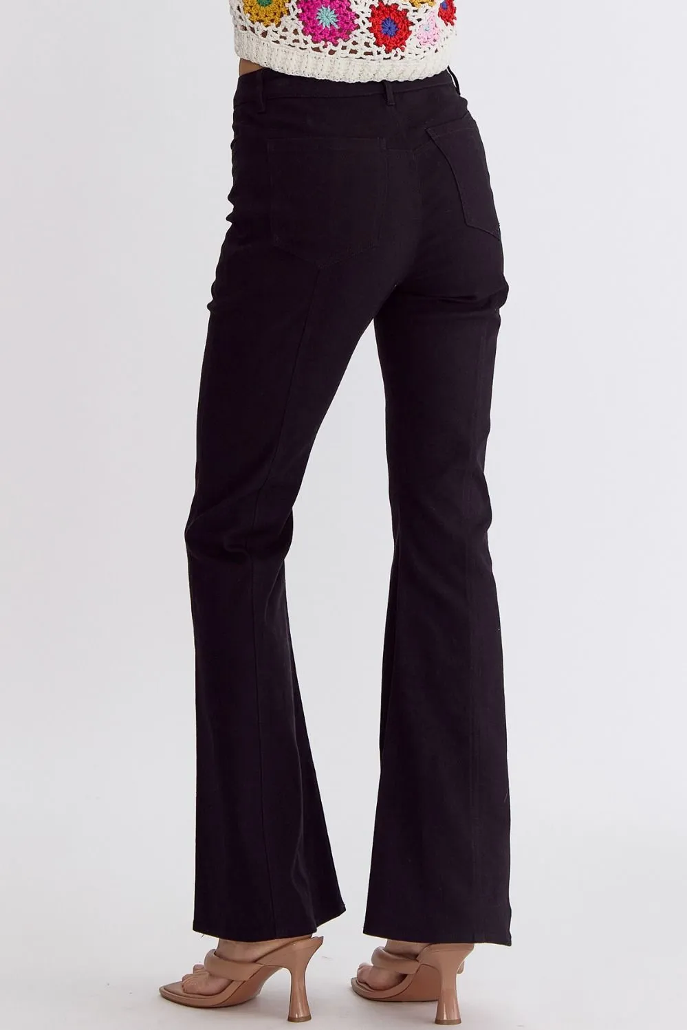 Kallie High-Waisted Boot Cut Pants