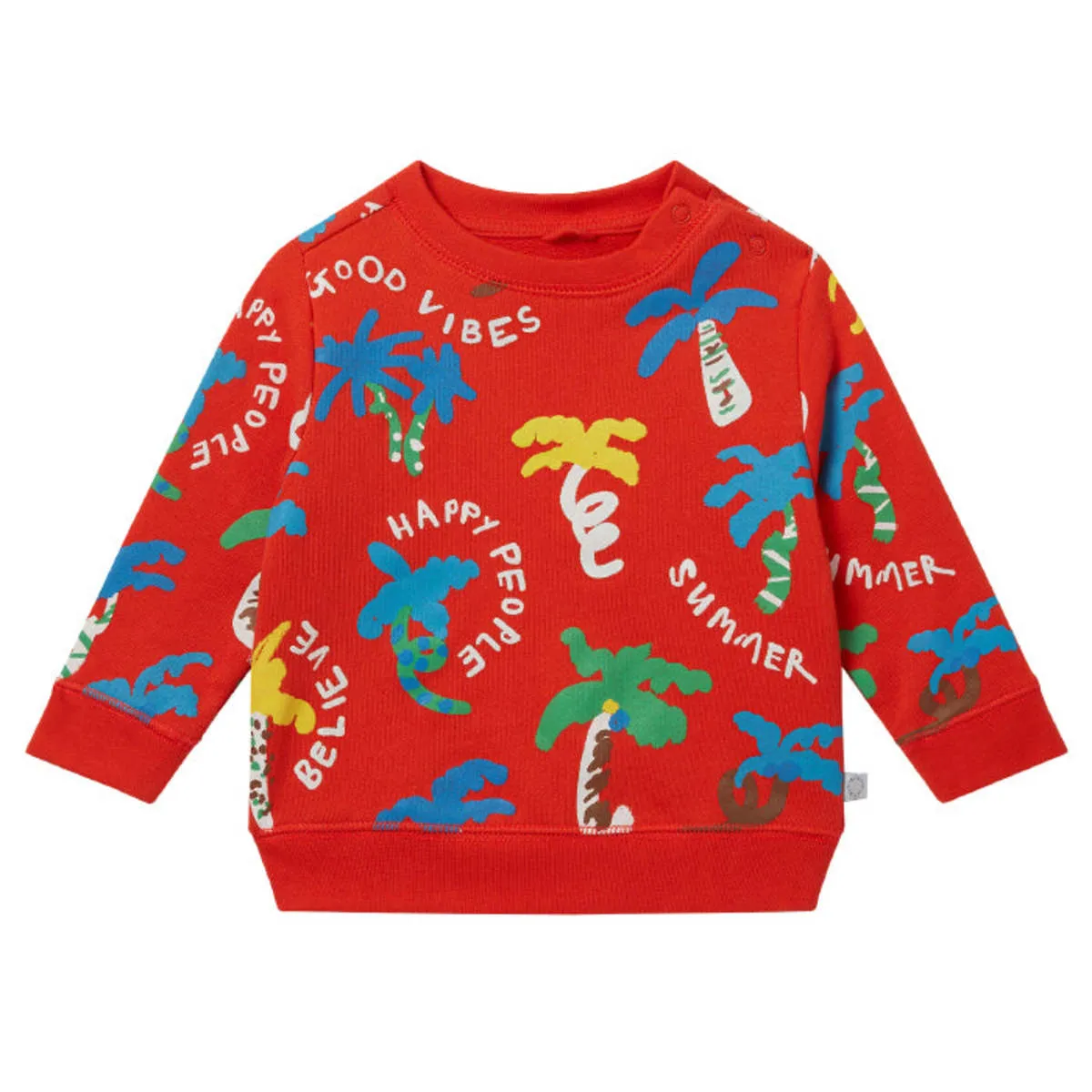 Kids Stella McCartney Baby Good Vibes Tracksuit - Red Palms Print