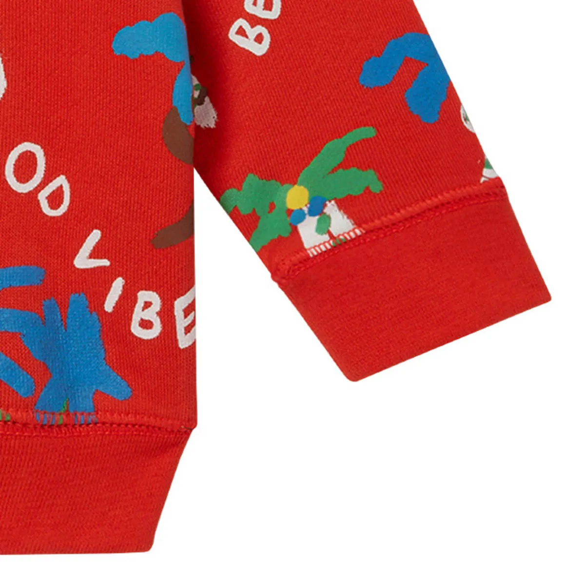 Kids Stella McCartney Baby Good Vibes Tracksuit - Red Palms Print