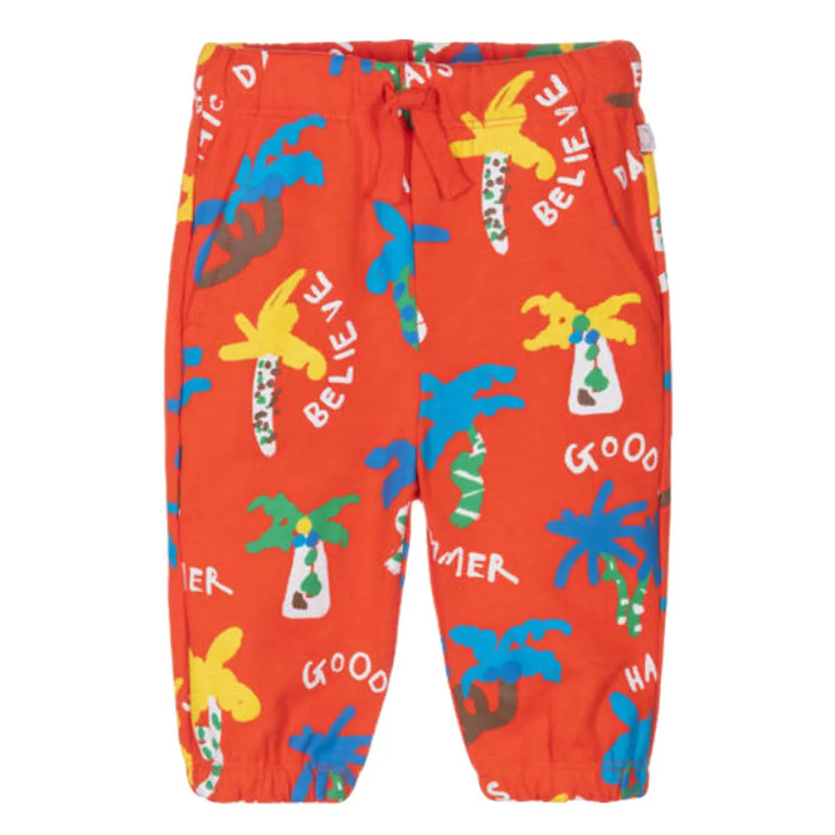 Kids Stella McCartney Baby Good Vibes Tracksuit - Red Palms Print