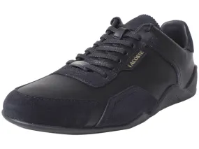 Lacoste Men's Hapona Sneakers Low Top Black/Black Sz: 10 7-41CMA004302H