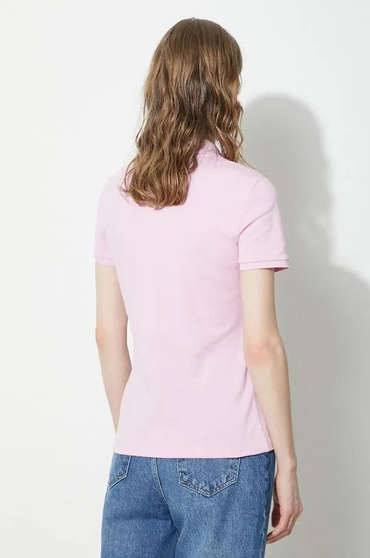 Lacoste polo shirt women’s pink color