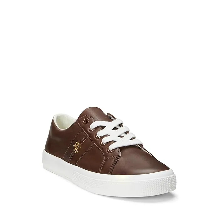 LAUREN Ralph Lauren Janson II Burnished Leather Sneakers