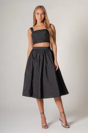 Lavender Brown Black Skirt