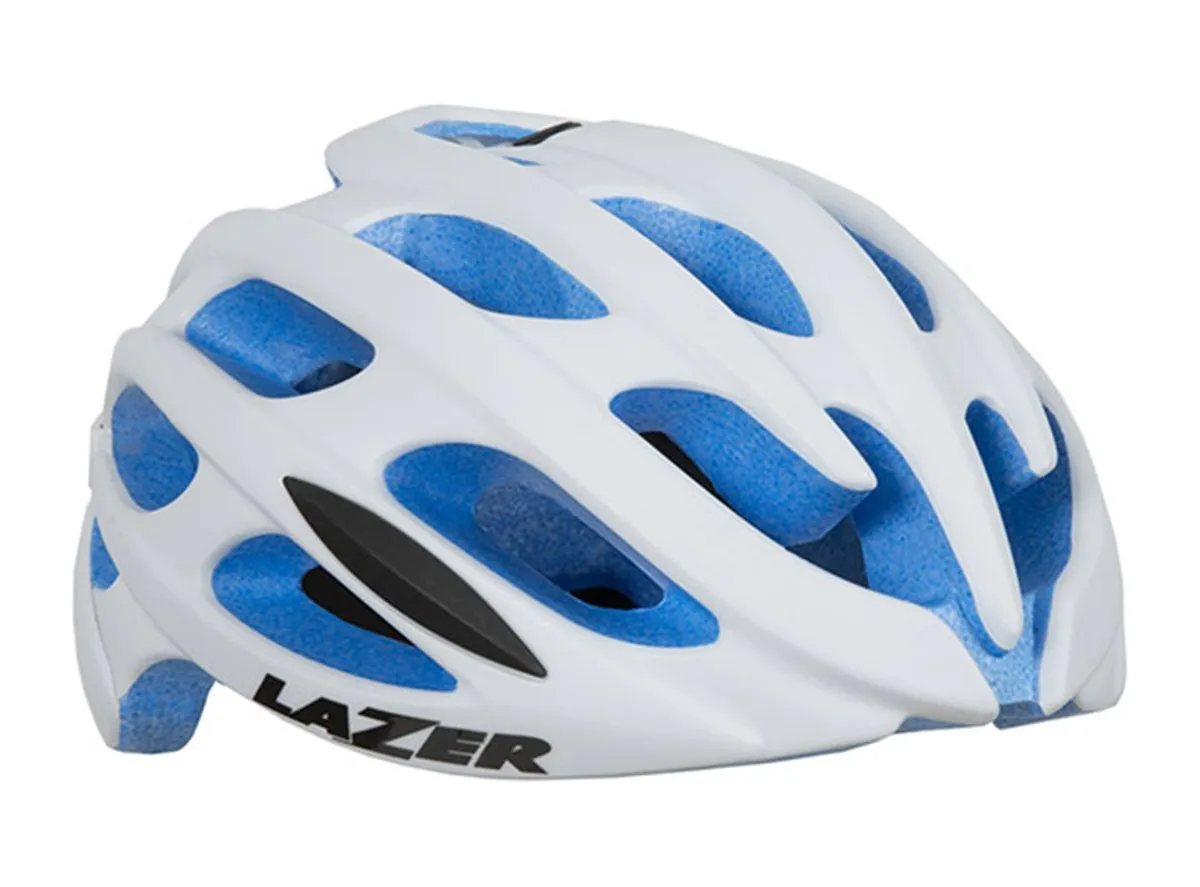 Lazer Blade Road Helmet - White-Blue