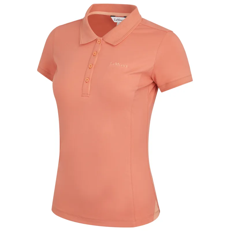 LeMieux Classique Ladies Polo Shirt - Apricot