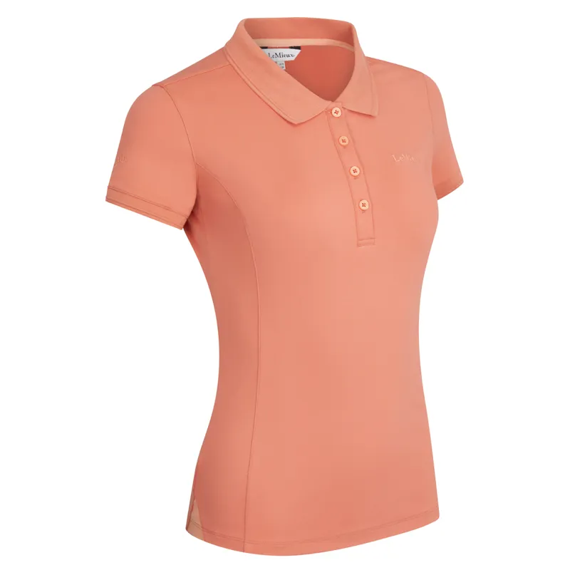 LeMieux Classique Ladies Polo Shirt - Apricot