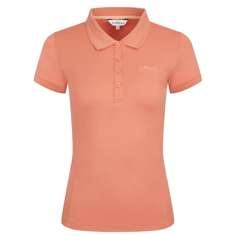 LeMieux Classique Ladies Polo Shirt - Apricot