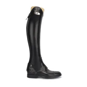 LEONARDO Standard riding boot in black calfskin [34 - 39]