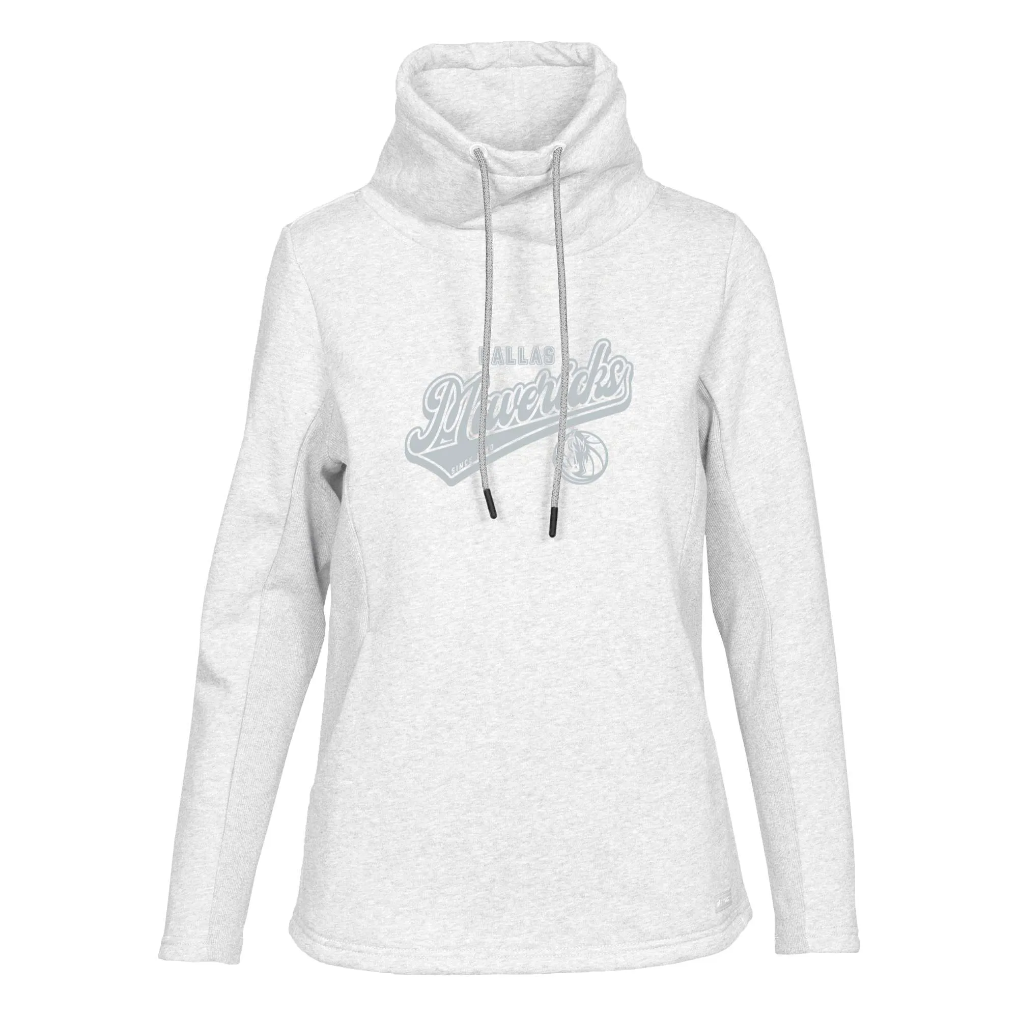 Levelwear Dallas Mavericks Women's Cream Loop Sweep Pullover Sweatshirt