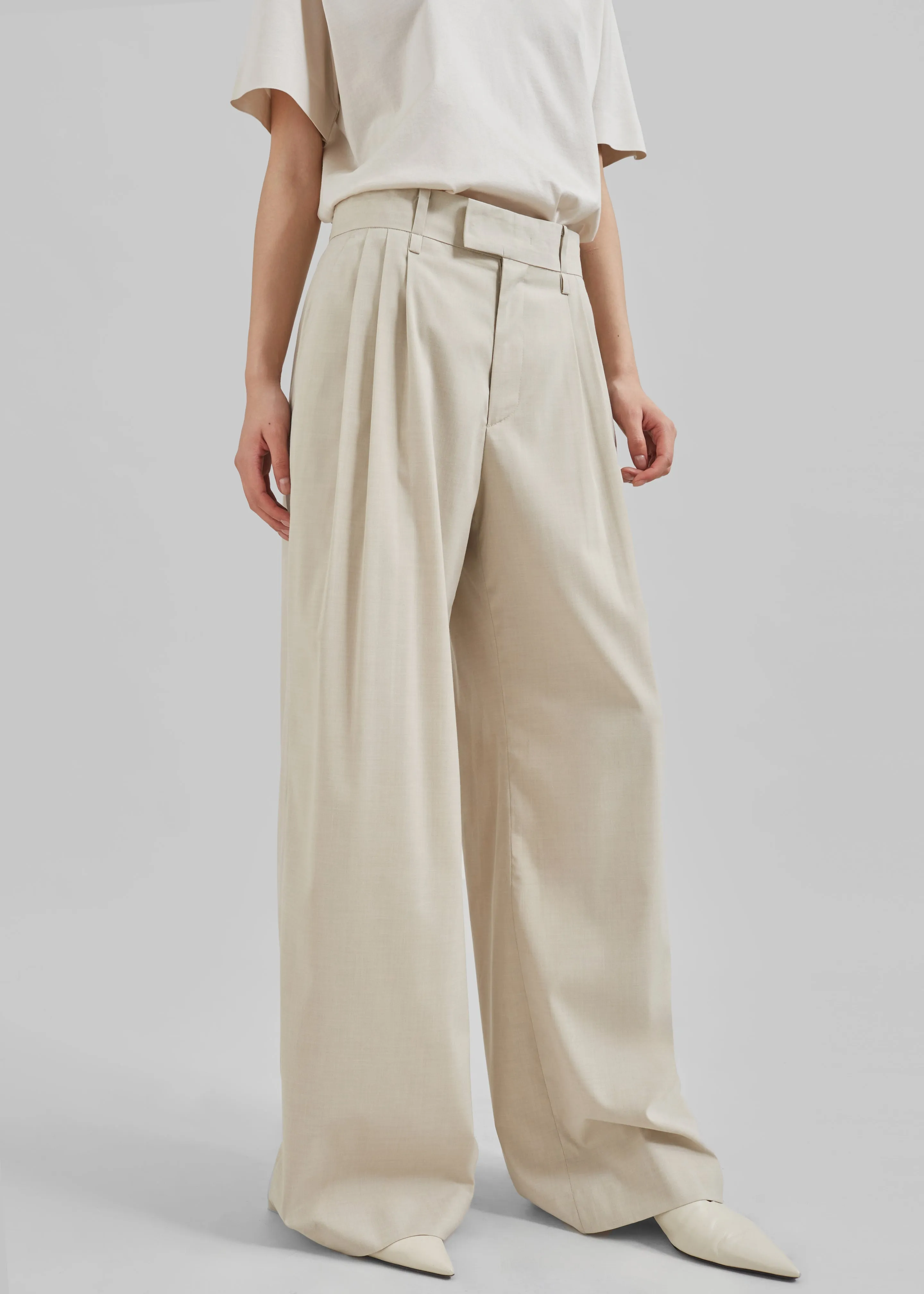 Linna Trousers - Beige