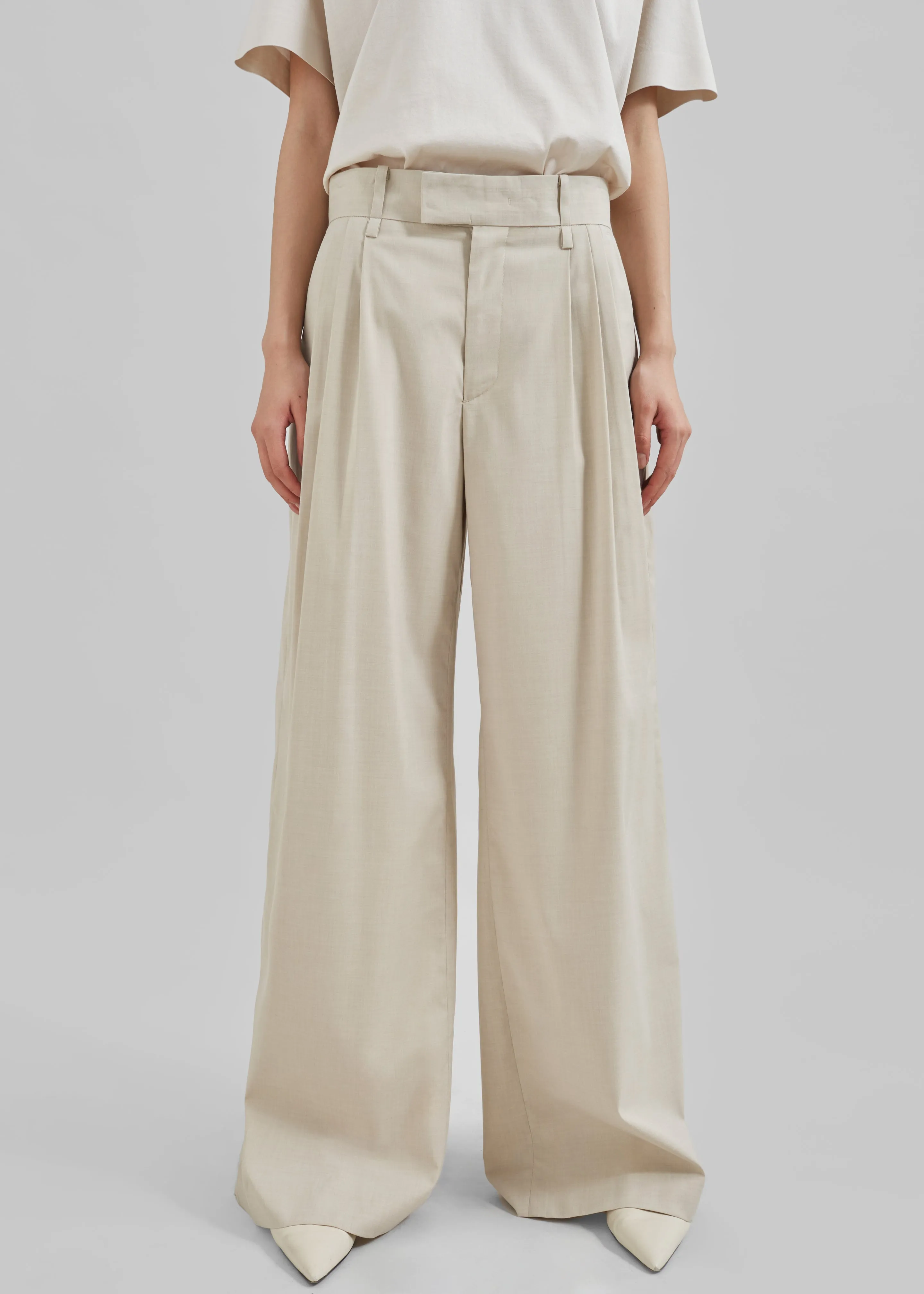 Linna Trousers - Beige